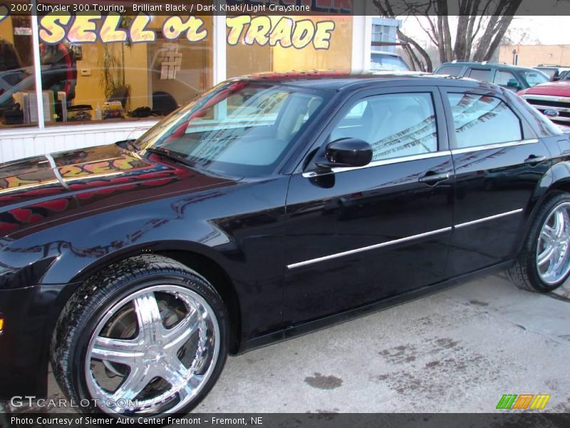 Brilliant Black / Dark Khaki/Light Graystone 2007 Chrysler 300 Touring