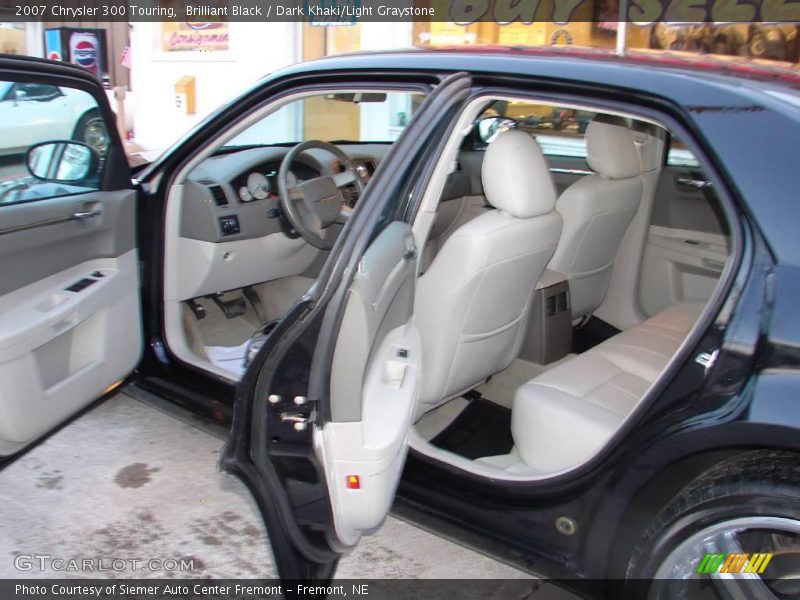 Brilliant Black / Dark Khaki/Light Graystone 2007 Chrysler 300 Touring