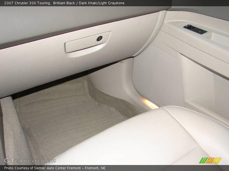 Brilliant Black / Dark Khaki/Light Graystone 2007 Chrysler 300 Touring