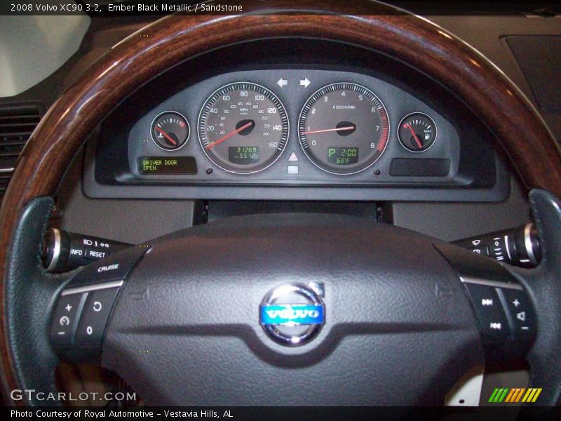 Ember Black Metallic / Sandstone 2008 Volvo XC90 3.2