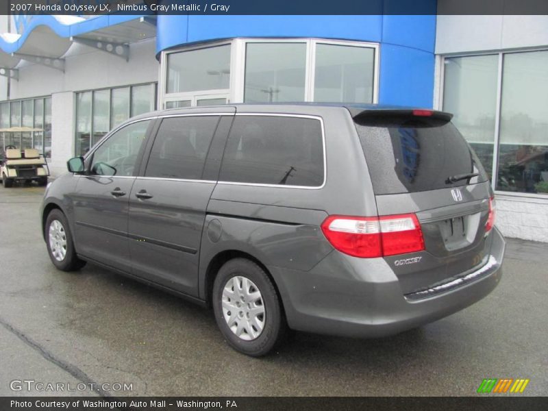 Nimbus Gray Metallic / Gray 2007 Honda Odyssey LX