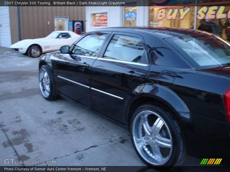 Brilliant Black / Dark Khaki/Light Graystone 2007 Chrysler 300 Touring