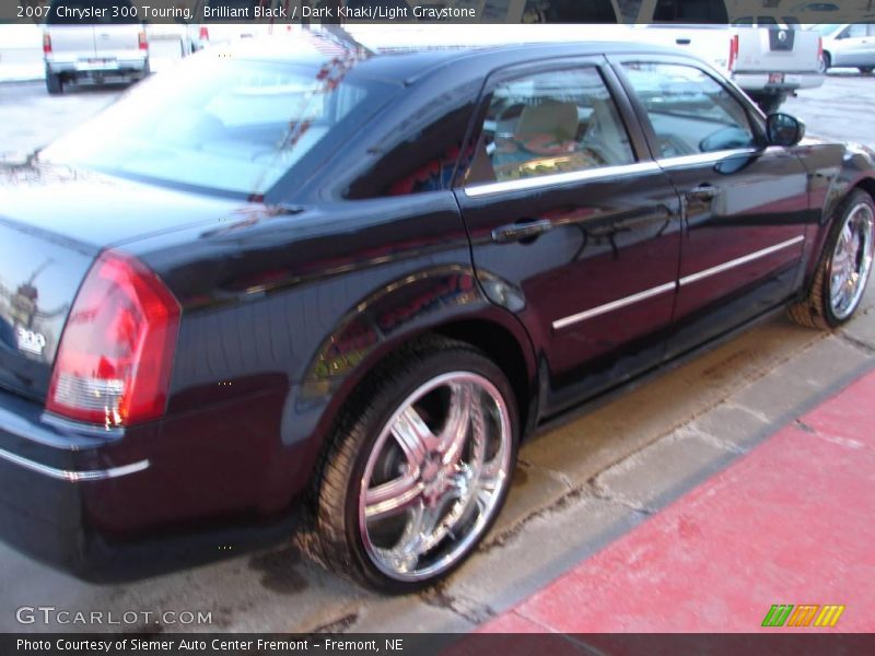 Brilliant Black / Dark Khaki/Light Graystone 2007 Chrysler 300 Touring