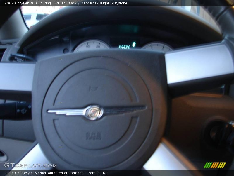 Brilliant Black / Dark Khaki/Light Graystone 2007 Chrysler 300 Touring