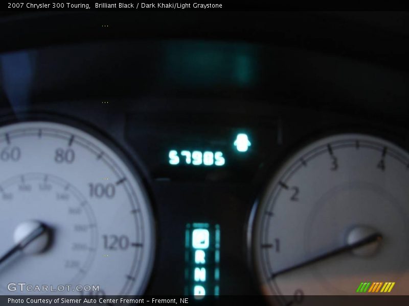 Brilliant Black / Dark Khaki/Light Graystone 2007 Chrysler 300 Touring
