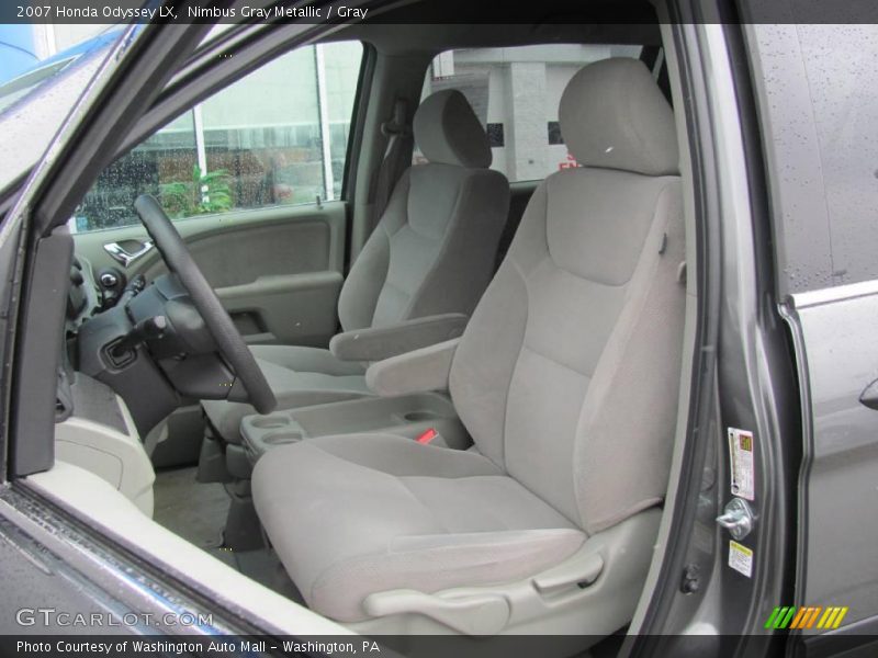 Nimbus Gray Metallic / Gray 2007 Honda Odyssey LX