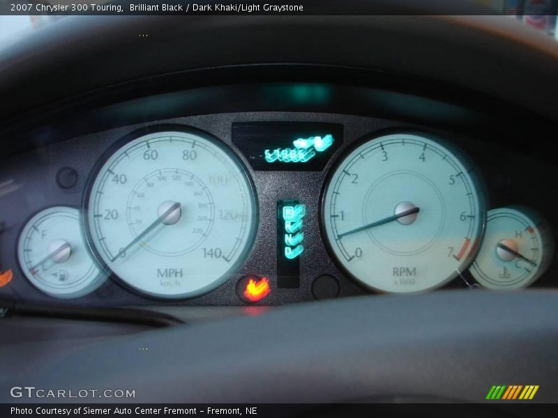 Brilliant Black / Dark Khaki/Light Graystone 2007 Chrysler 300 Touring