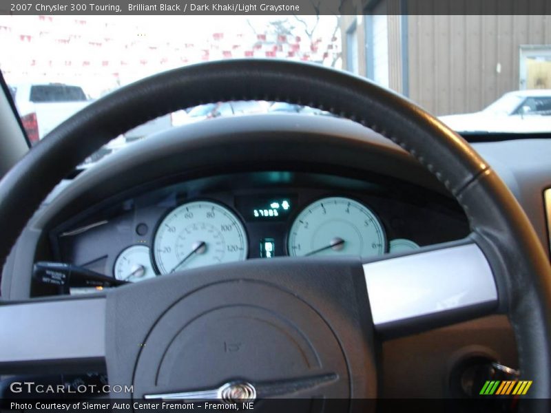 Brilliant Black / Dark Khaki/Light Graystone 2007 Chrysler 300 Touring