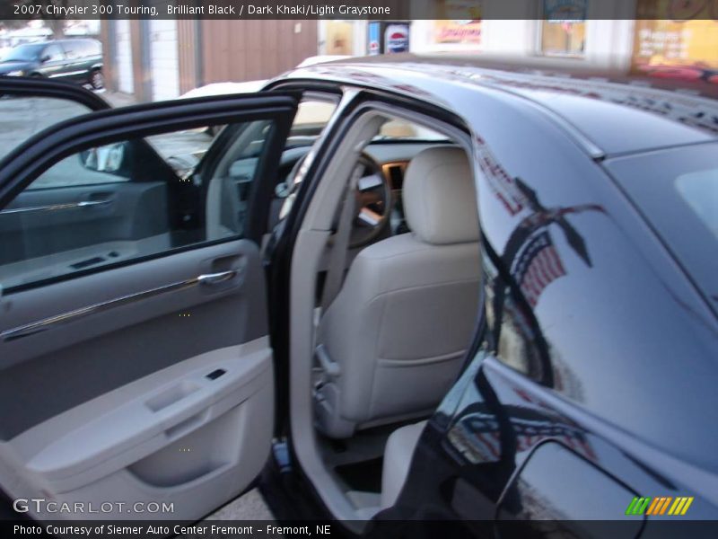 Brilliant Black / Dark Khaki/Light Graystone 2007 Chrysler 300 Touring
