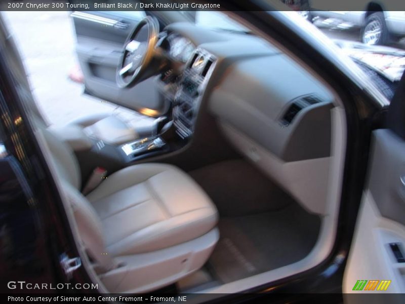 Brilliant Black / Dark Khaki/Light Graystone 2007 Chrysler 300 Touring