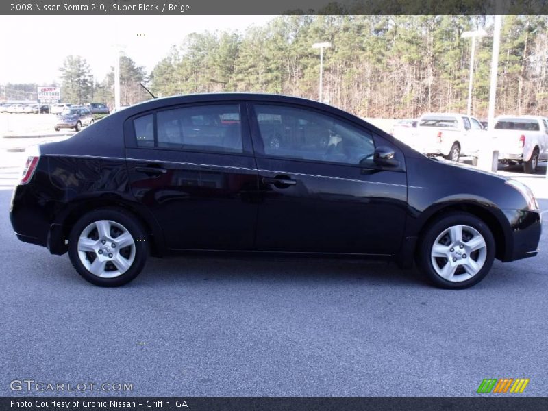 Super Black / Beige 2008 Nissan Sentra 2.0