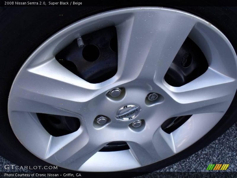 Super Black / Beige 2008 Nissan Sentra 2.0