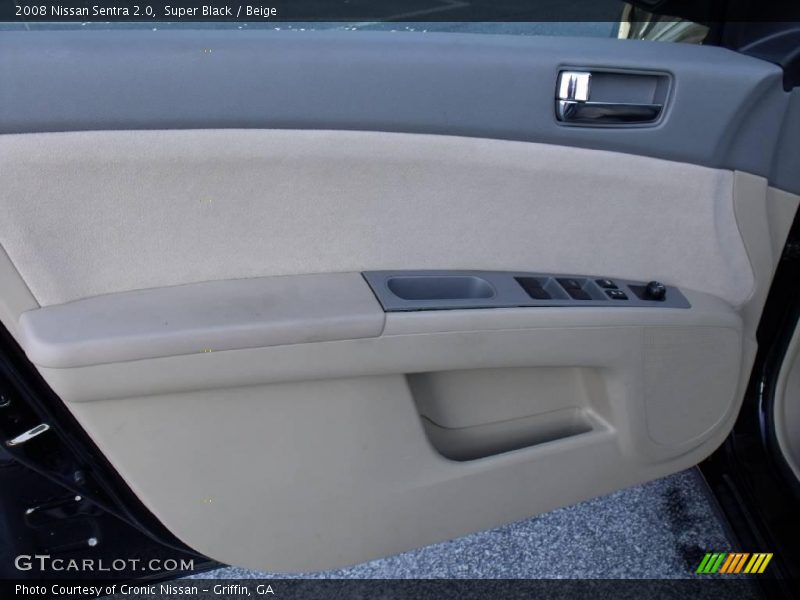 Super Black / Beige 2008 Nissan Sentra 2.0