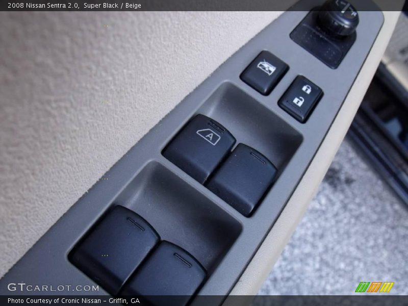 Super Black / Beige 2008 Nissan Sentra 2.0