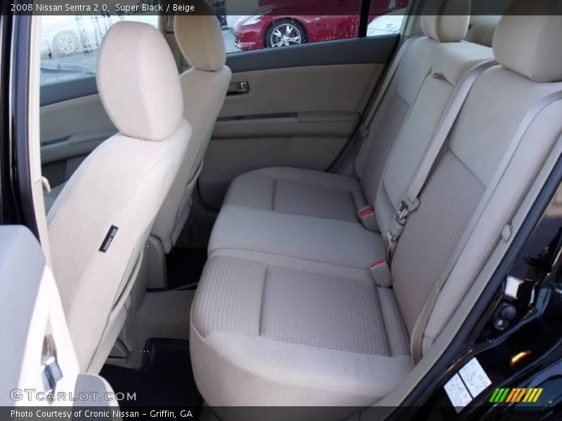Super Black / Beige 2008 Nissan Sentra 2.0