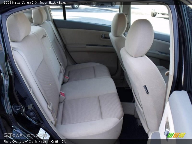 Super Black / Beige 2008 Nissan Sentra 2.0