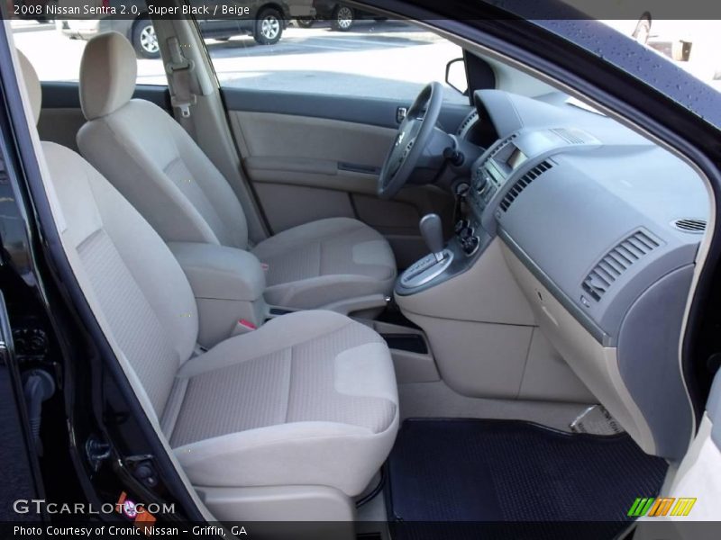 Super Black / Beige 2008 Nissan Sentra 2.0