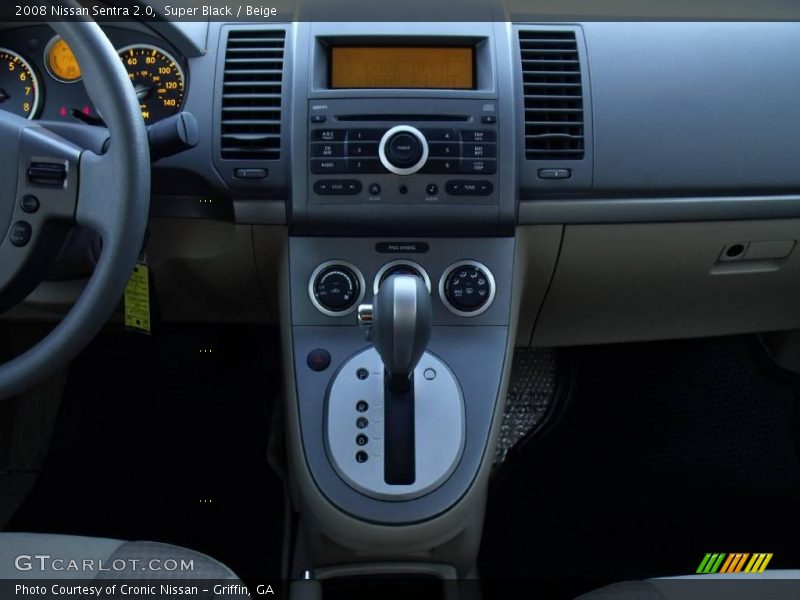 Super Black / Beige 2008 Nissan Sentra 2.0