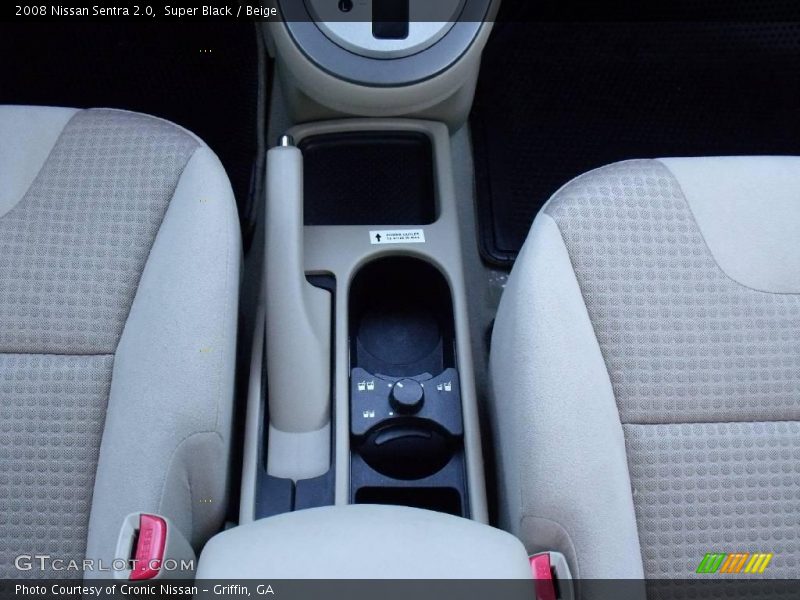 Super Black / Beige 2008 Nissan Sentra 2.0
