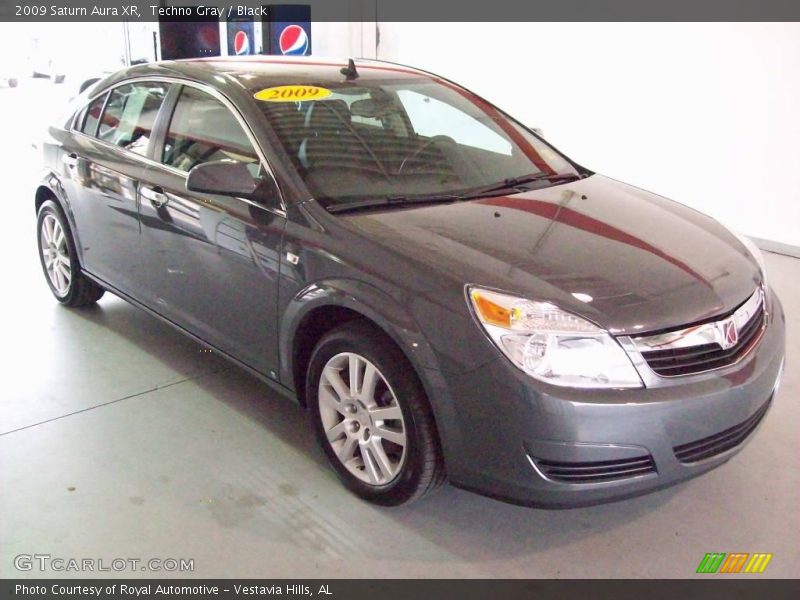 Techno Gray / Black 2009 Saturn Aura XR