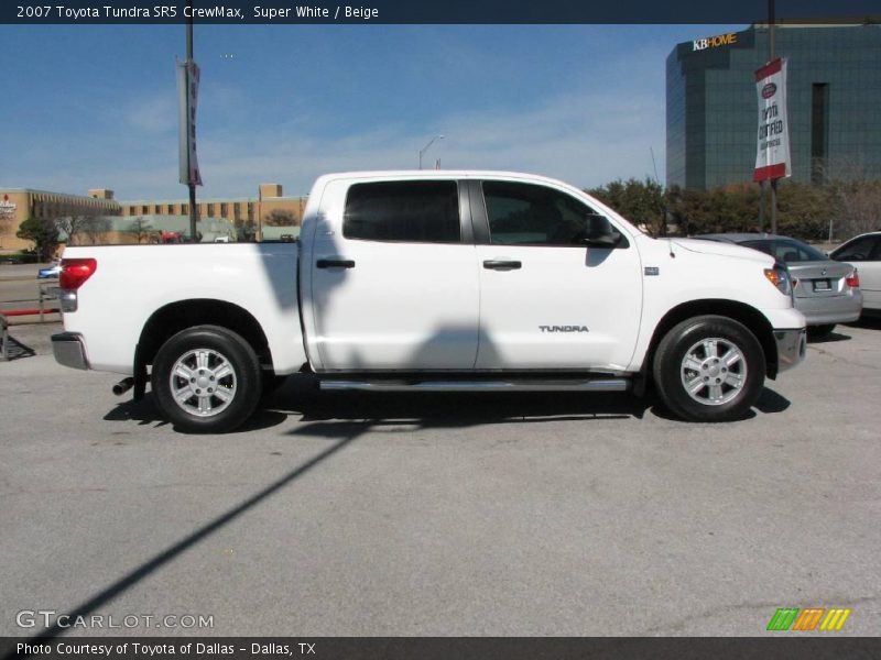 Super White / Beige 2007 Toyota Tundra SR5 CrewMax