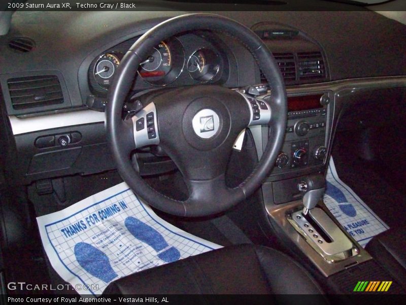 Techno Gray / Black 2009 Saturn Aura XR