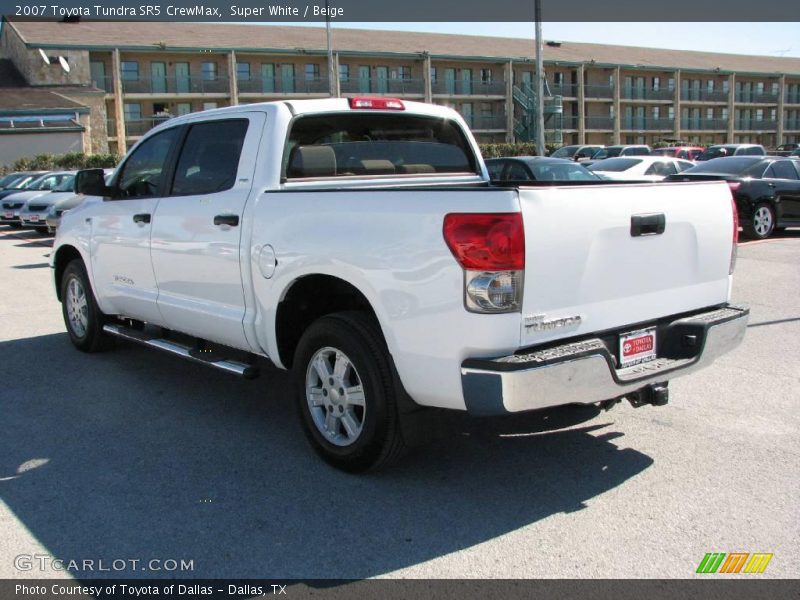 Super White / Beige 2007 Toyota Tundra SR5 CrewMax