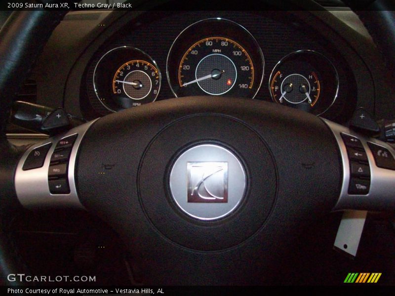 Techno Gray / Black 2009 Saturn Aura XR