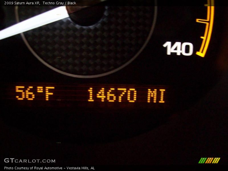 Techno Gray / Black 2009 Saturn Aura XR