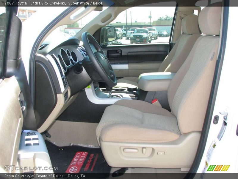 Super White / Beige 2007 Toyota Tundra SR5 CrewMax
