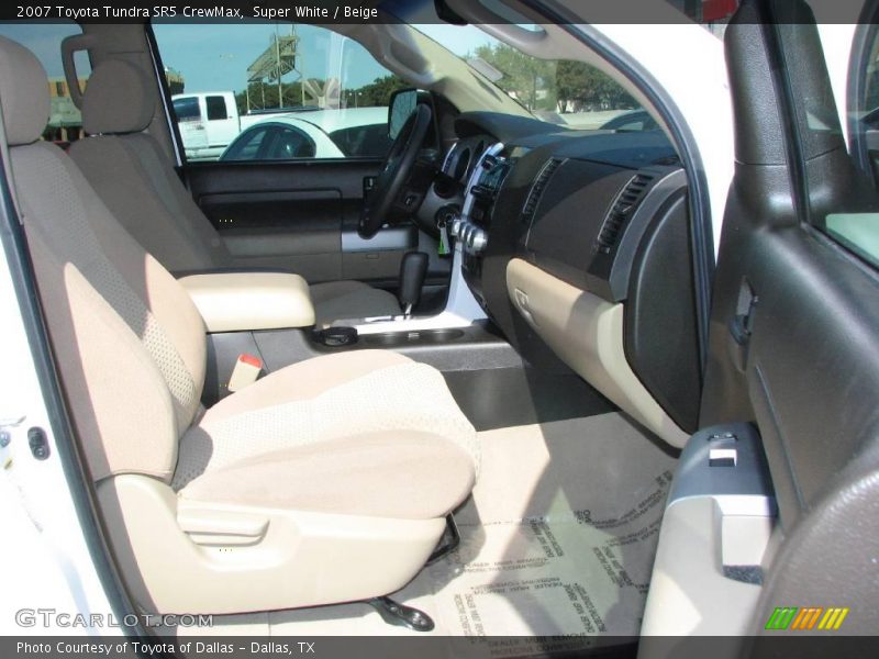 Super White / Beige 2007 Toyota Tundra SR5 CrewMax