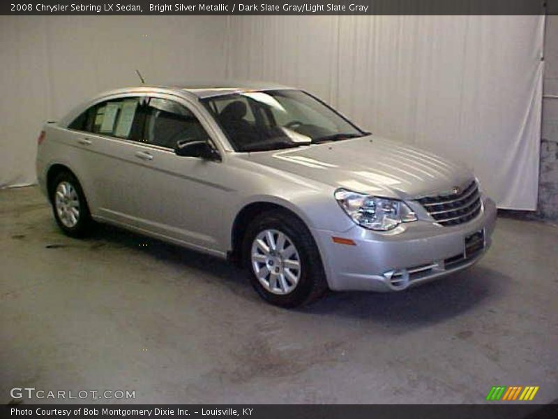 Bright Silver Metallic / Dark Slate Gray/Light Slate Gray 2008 Chrysler Sebring LX Sedan