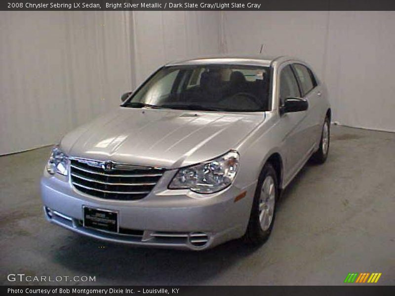 Bright Silver Metallic / Dark Slate Gray/Light Slate Gray 2008 Chrysler Sebring LX Sedan