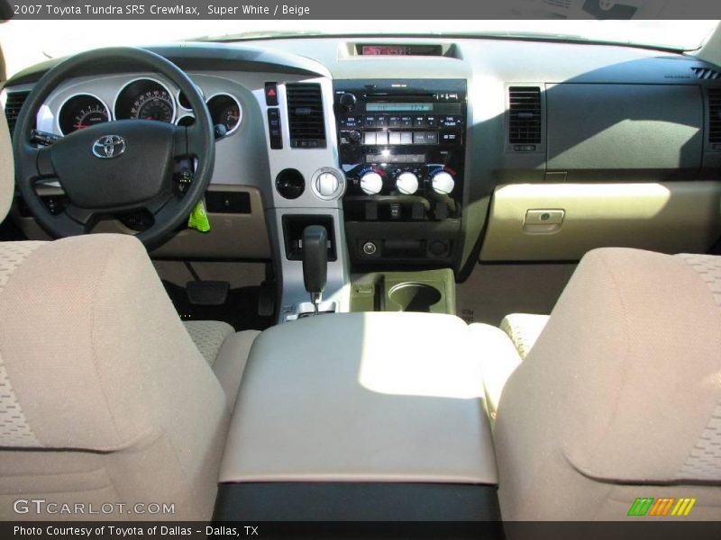 Super White / Beige 2007 Toyota Tundra SR5 CrewMax