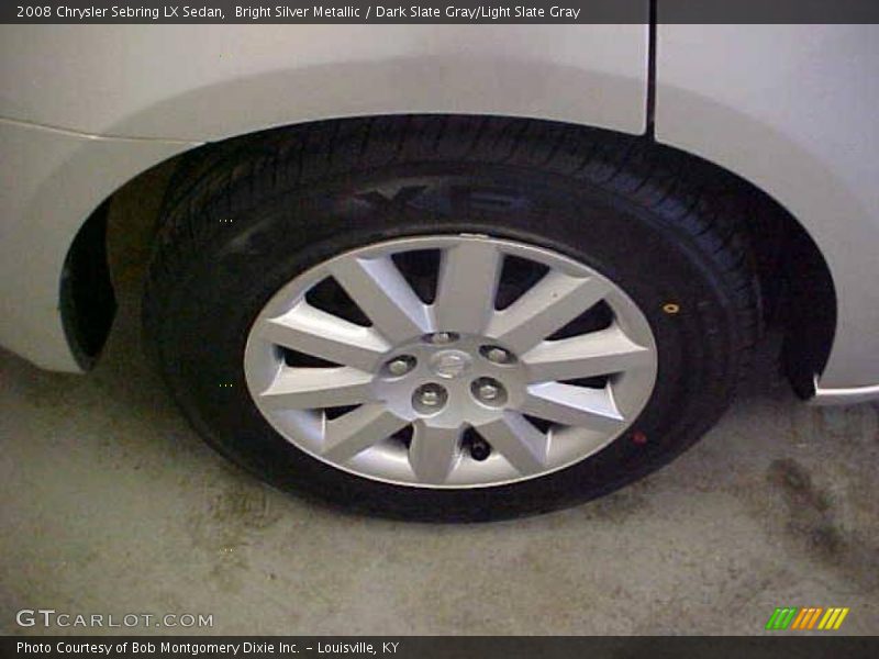 Bright Silver Metallic / Dark Slate Gray/Light Slate Gray 2008 Chrysler Sebring LX Sedan