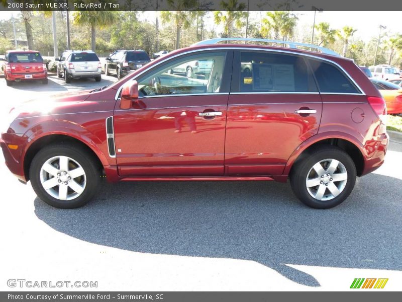 Ruby Red / Tan 2008 Saturn VUE XR