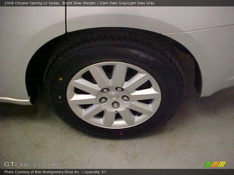 Bright Silver Metallic / Dark Slate Gray/Light Slate Gray 2008 Chrysler Sebring LX Sedan