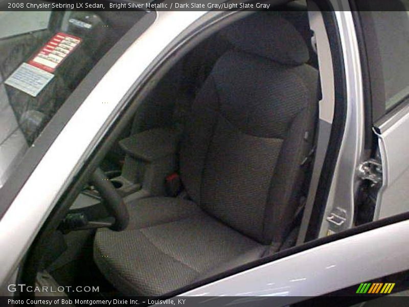 Bright Silver Metallic / Dark Slate Gray/Light Slate Gray 2008 Chrysler Sebring LX Sedan