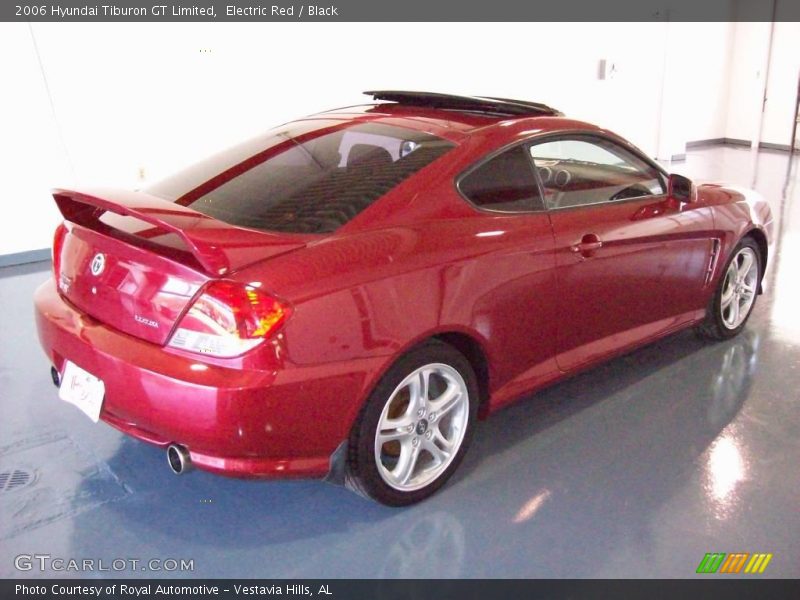 Electric Red / Black 2006 Hyundai Tiburon GT Limited