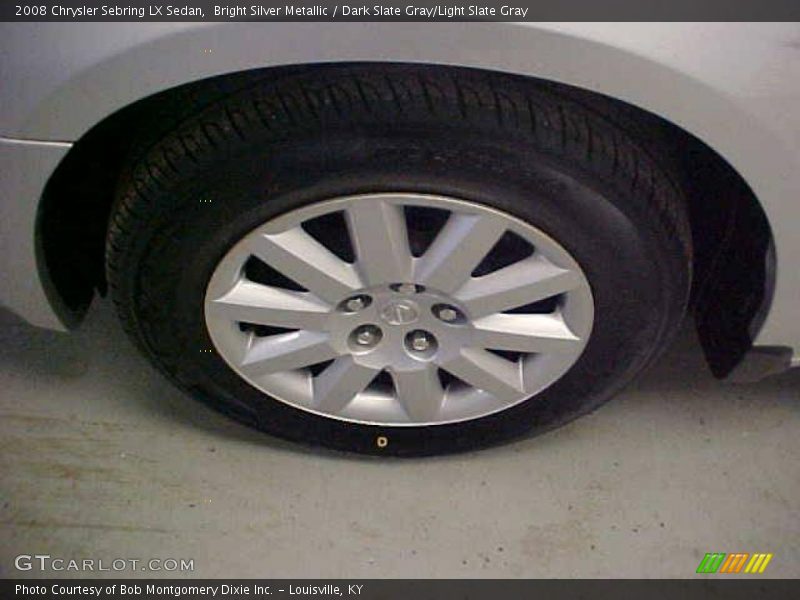 Bright Silver Metallic / Dark Slate Gray/Light Slate Gray 2008 Chrysler Sebring LX Sedan