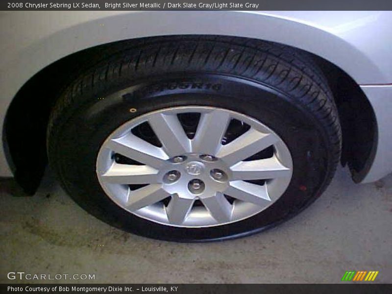 Bright Silver Metallic / Dark Slate Gray/Light Slate Gray 2008 Chrysler Sebring LX Sedan
