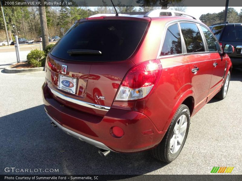 Ruby Red / Tan 2008 Saturn VUE XR