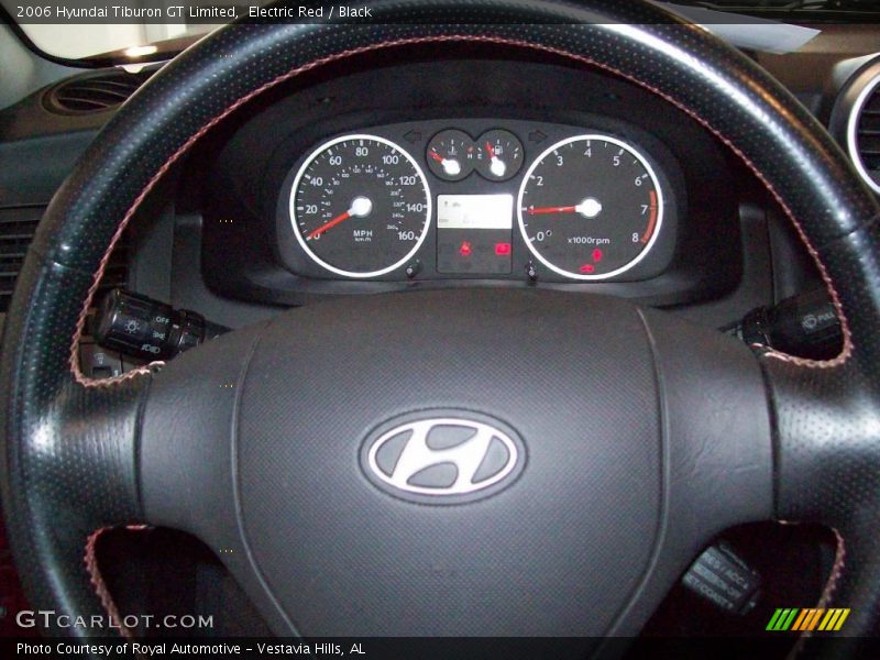 Electric Red / Black 2006 Hyundai Tiburon GT Limited