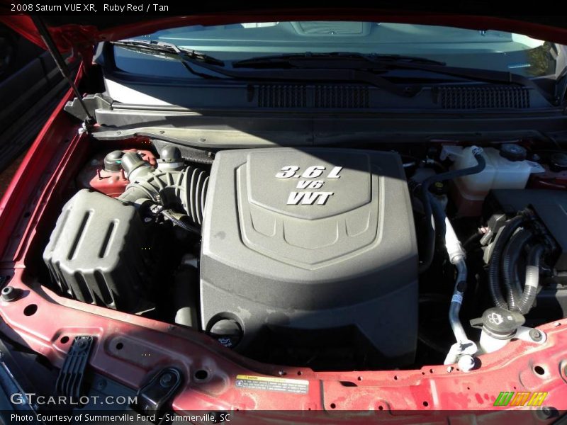 Ruby Red / Tan 2008 Saturn VUE XR