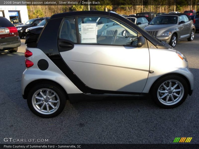 Silver Metallic / Design Black 2008 Smart fortwo passion cabriolet