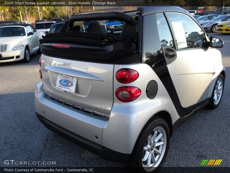 Silver Metallic / Design Black 2008 Smart fortwo passion cabriolet