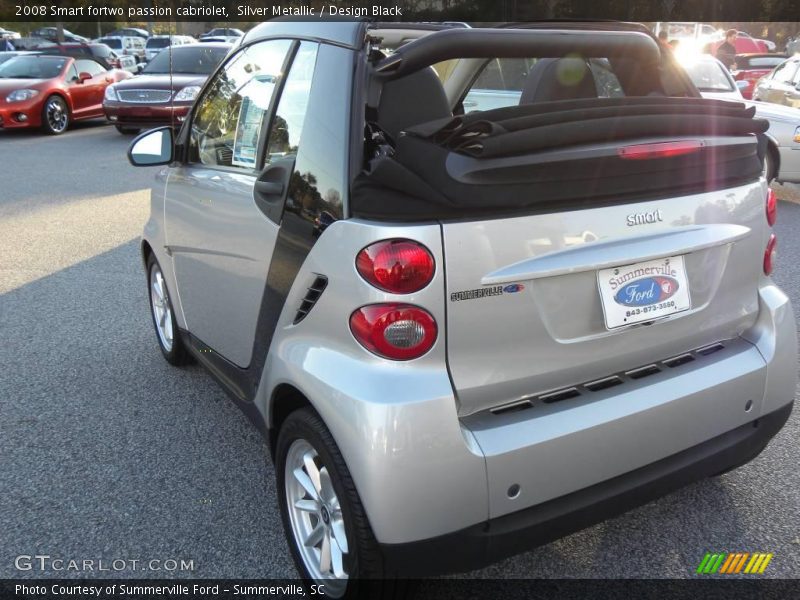 Silver Metallic / Design Black 2008 Smart fortwo passion cabriolet