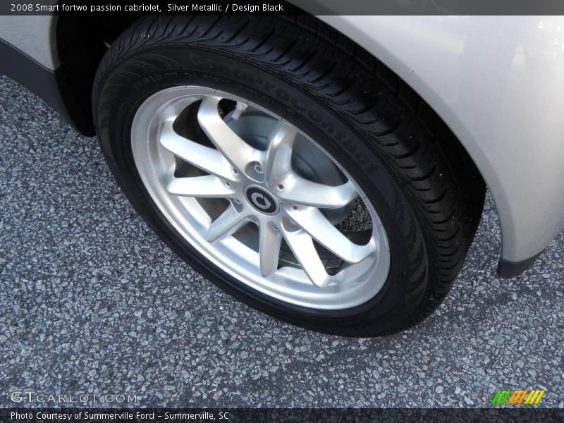Silver Metallic / Design Black 2008 Smart fortwo passion cabriolet