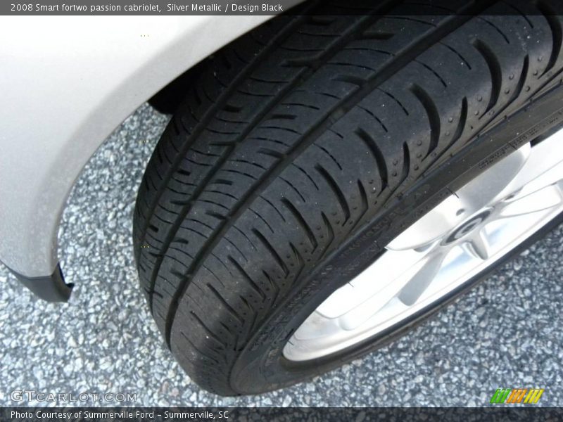 Silver Metallic / Design Black 2008 Smart fortwo passion cabriolet