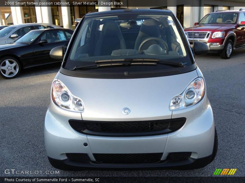 Silver Metallic / Design Black 2008 Smart fortwo passion cabriolet